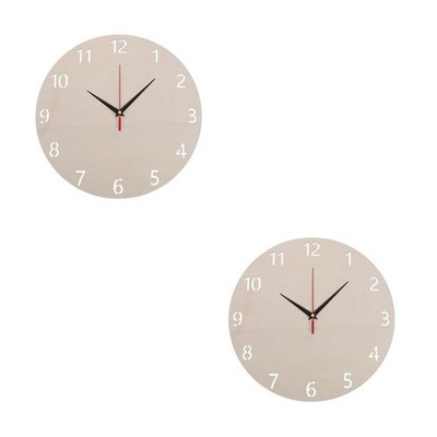 4 Sets Holzwanduhrentafel Zegar Scienny Do Salonu Decoration Clock