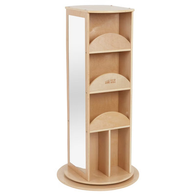 Rotating Dress-Up Carousel, Costume Organizer, Natural Wood ECR4Kids