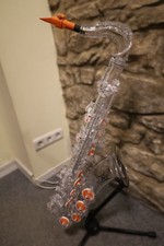 Polycarbonate Transparent Orange Tenor Saxoph...