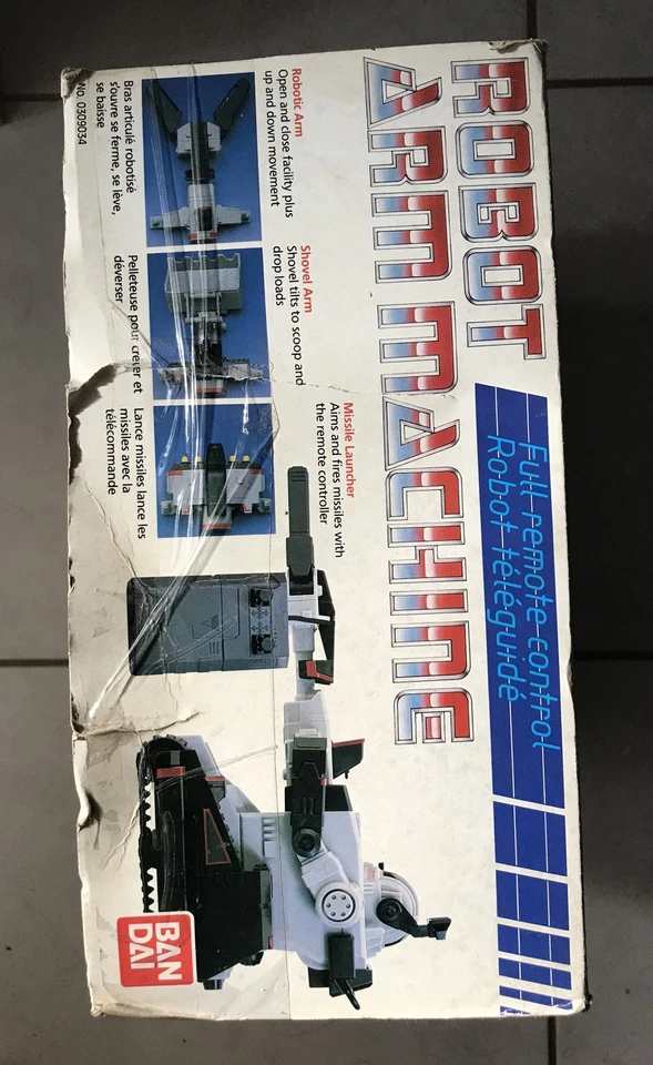Ancien Robot Arm Machine Bandai Avec Boîte  pour Pièce Vintage Téléguidé - Photo 2/4