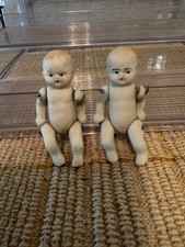 3" Twin Dolls Bisque Japan