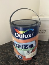 Dulux Weathershield Smooth Masonry Paint, Cornish Cream, 5 Litres, Unopened