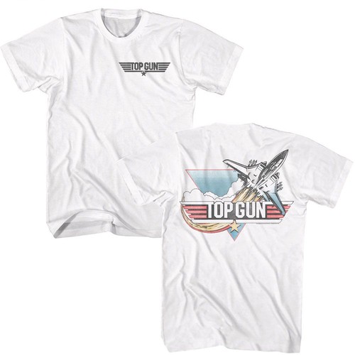 Camisa de película Top Gun vintage blanca azabache - Imagen 1 de 2