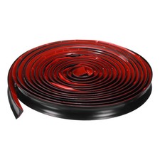 Quarter Round Molding, 197" Self Adhesive Trim Molding, Black