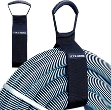 2 PCS Heavy Duty Cord Storage Wrap Holder Extension Hook and LARGE-28, Black 