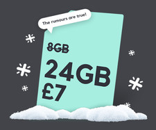OFFICIAL Smarty sim card, UK 24GB Data for £7 + Europe roaming Pay & Go 4G/5G