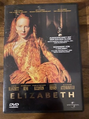 Elizabeth | Cate Blanchett Geoffrey Rush Richard Attenborough J. Fiennes) | DVD