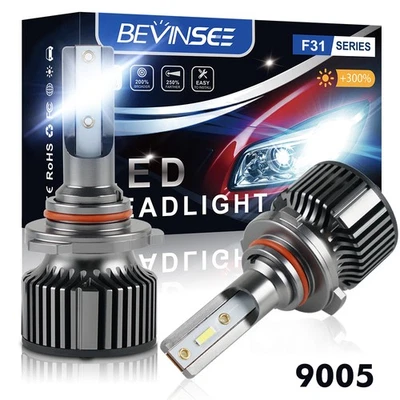 2x 9005 HB3 LED Headlight Globes 50W High Low Beam For Kia Sportage QL 2016-2020 - image 1 of 4
