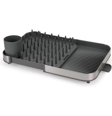 Stainless Steel Expanding Rack w/Remov Holder, Draining Spout by Joseph Joseph