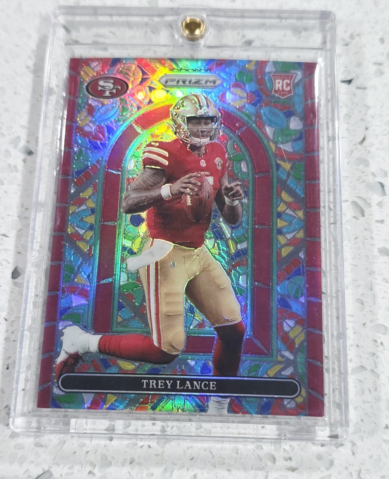 2021 Panini Prizm - Stained Glass Trey Lance #SG-3 (RC)