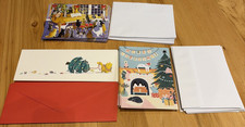 Lot Of 32 Cat Themed Christmas Cards All New With Original Envelopes