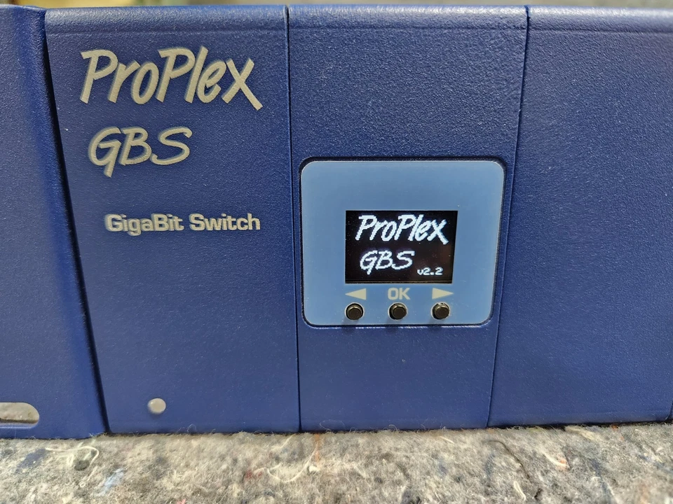 ProPlex GBS 28-Port Dual Fiber OpticalCON QUAD Gigabit EtherCON Tour Switch - Image 2 of 4