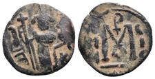 ARAB Byzanz Follis Rashidum Umayyad 650-660 Antioch 709/3F H7