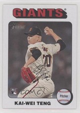 2024 Topps Heritage High Number White Border Kai-Wei Teng #638 0rf