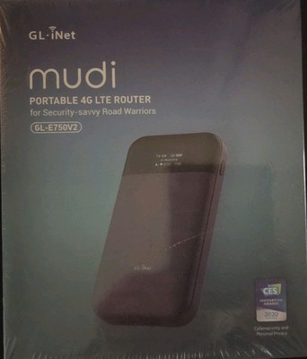 GL.iNet Mudi 4G LTE Travel Router SIM Slot 7000mAh OpenWrt