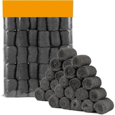 Steel Wool Pads 0000 30PCS - Steel Wool 0000 Roll Glass Wood Fabric Metal Extra