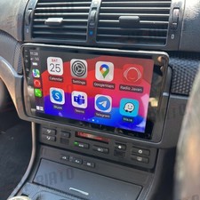 F�r BMW E46 3er 318 320 325 Apple Carplay Autoradio Android 15 WIFI SWC GPS NAVI