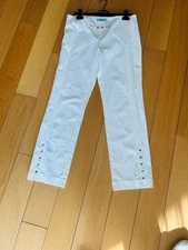 white pants by design Blumarine made in Italy