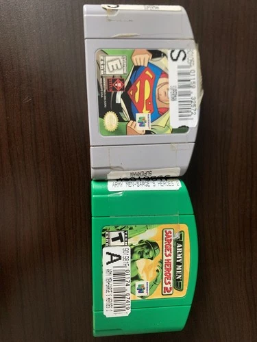 Army Men Sarge's Heroes 2 n64 + Superman n64