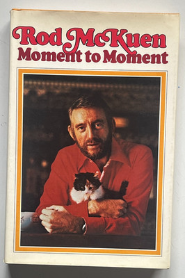 ROD MCKUEN Moment To Moment HC/DJ '74 FIRST PRINTING Cheval VG+ Gorgeous Copy!
