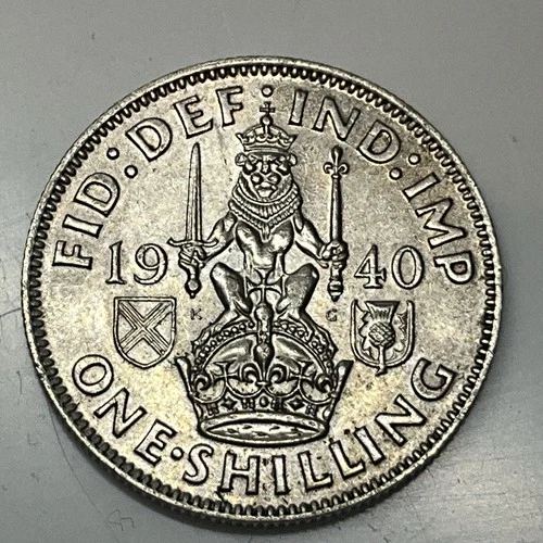 Photo of a 1940 George VI Shilling from an eBay listing that sold on Jul 5, 2026