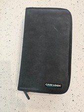 Case Logic 48 CD Wallet Case Black Nylon Teal Logo Vintage 1990s Storage