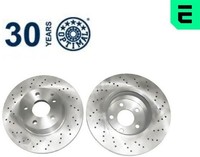 2X Bremsscheibe Optimal BS-7370C 2 Bremsscheiben Vorderachse Vorne