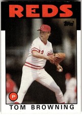 1986 Topps #652 Tom Browning Cincinnati Reds MLB Baseball