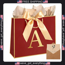Personalized Gift Bag with Card and Tissue Paper for Birthdays and Occasions