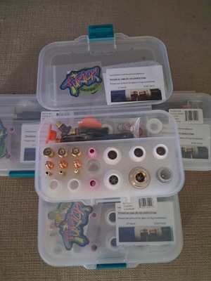 #ad #ad Lrg Diameter Glass Ceramic Welding Cups Furick Starter kit 9 20 Torch $160.00