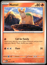 Numel 021/132 Mega Evolution Common
