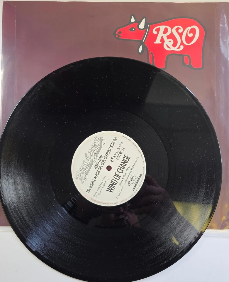 Bee Gees Spirits Having Flown 12" Vinyl Record in RSO company sleeve 1979 disco  - Image 2 of 4