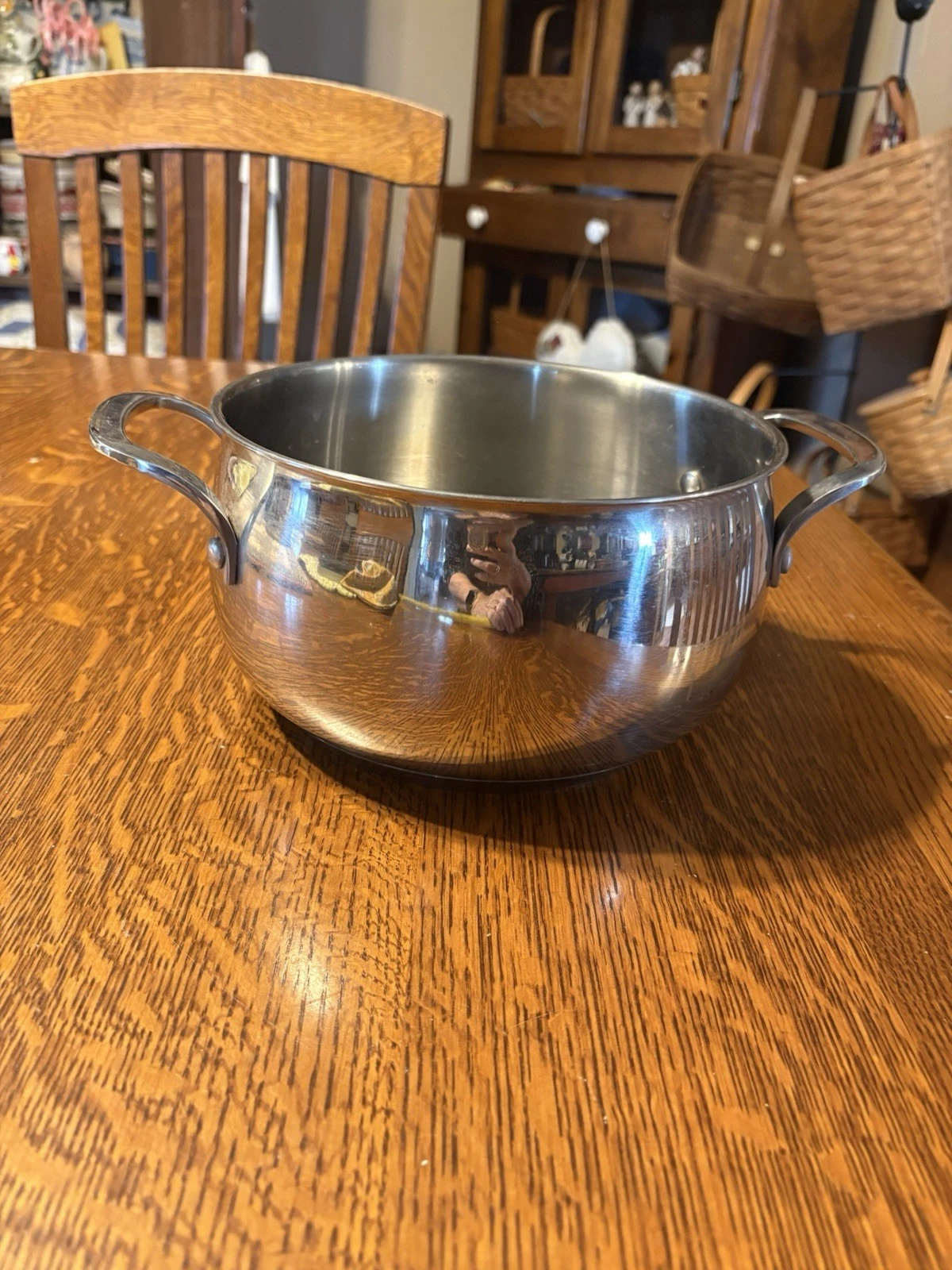 Vintage Belgique 4 Qt Soup/Sauce Pan..no Lid EUC