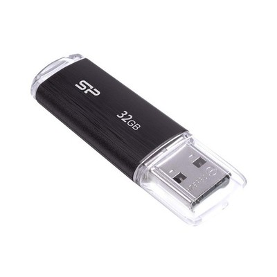 Pendrive Silicon Power ULTIMA U02 32GB 2.0 Kunststoff Schwarz