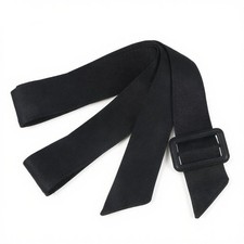 Black Women Trench Coat Belt 67 Inch Replacement Overcoat Waistband Wide Tie