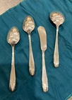 VTG Wallace Stradivari Sterling 925 Silver Serving Spoon Knife Lot 112g DS03