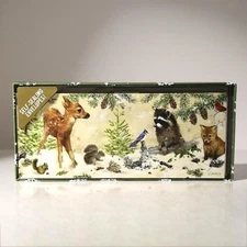 Christmas Cards Winter Forest Friends Gold Leaf 20 Peter Pauper Press Inc NEW