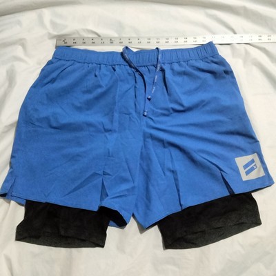Hurley Men's Exist Bootcamp Training Shorts Blue Size XL HSP23VMB-06412