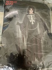    Child Midnight Reaper Grim Reaper Halloween Costume      Large 12-14 