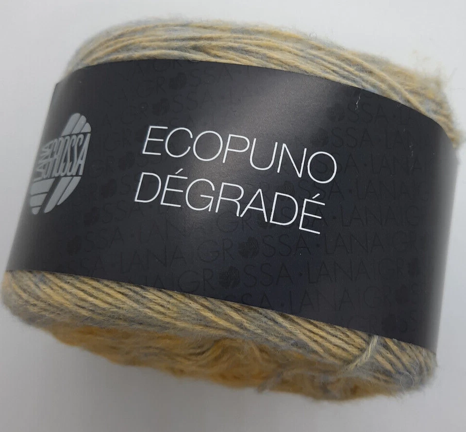 (189,50 €/kg):  100 g LG ECOPUNO DÉGRADÉ, Farbverlauf, P. 130231, Fb. 404 #6060 - Bild 2 von 2