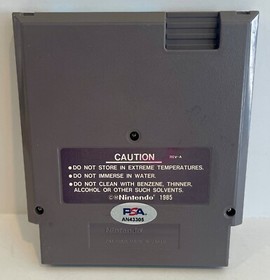 Dan Castellaneta The Simpsons Space Mutants Nintendo NES Signed Game PSA/DNA (B)