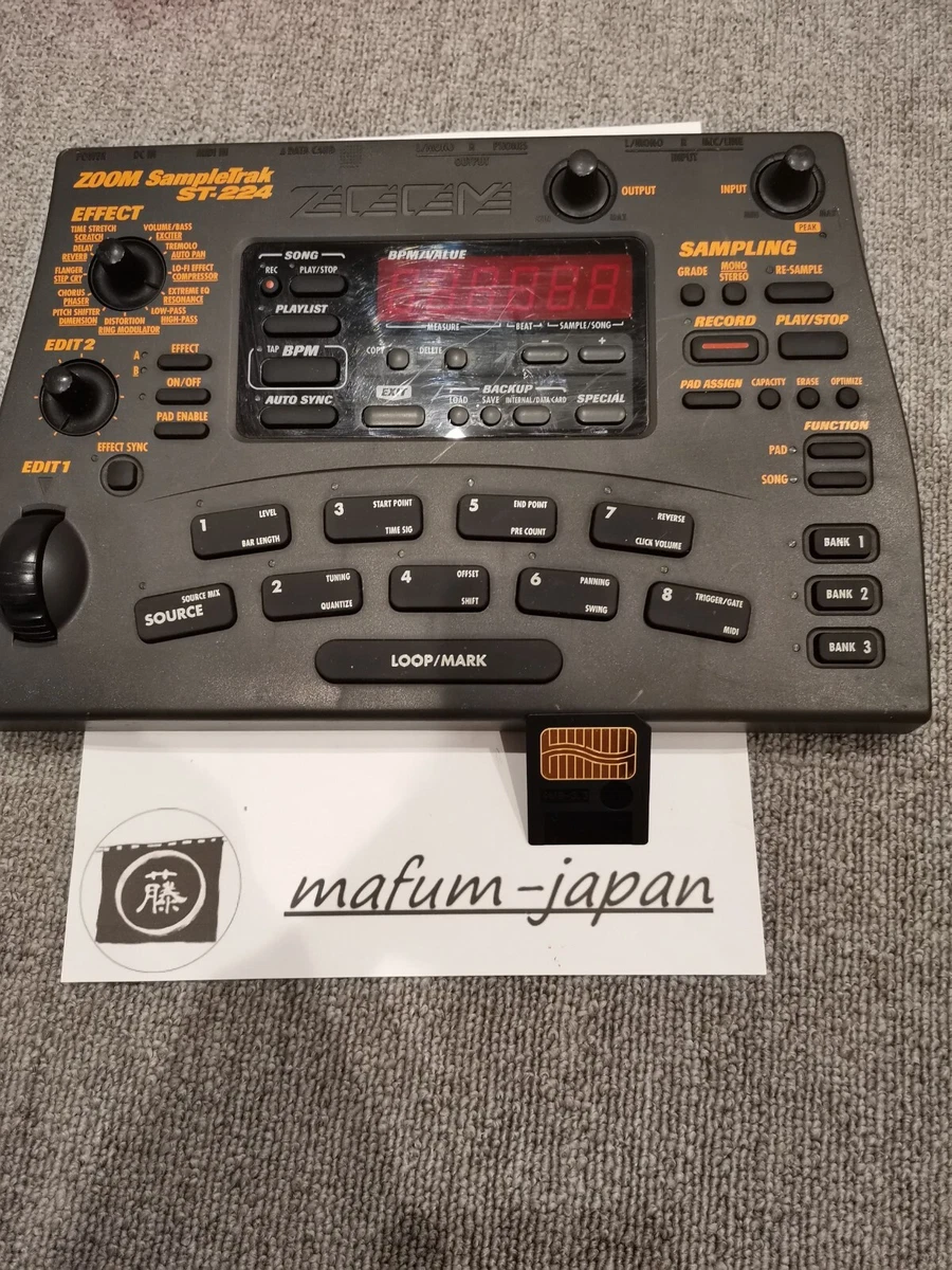 Zoom ST-224 SampleTrak Sampler from JAPAN Free shipping smart 