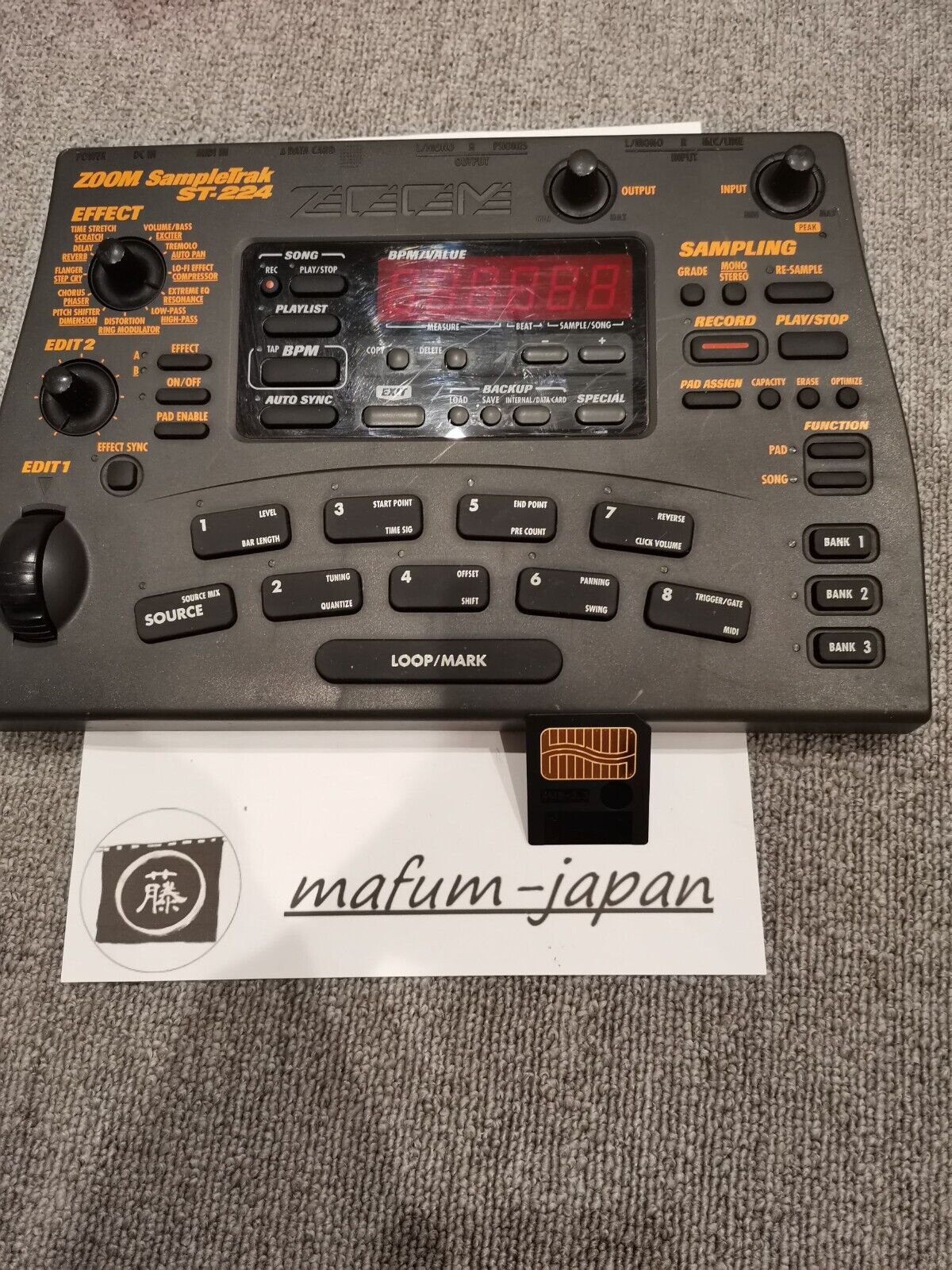 Zoom SampleTrak ST-224 サンプラー