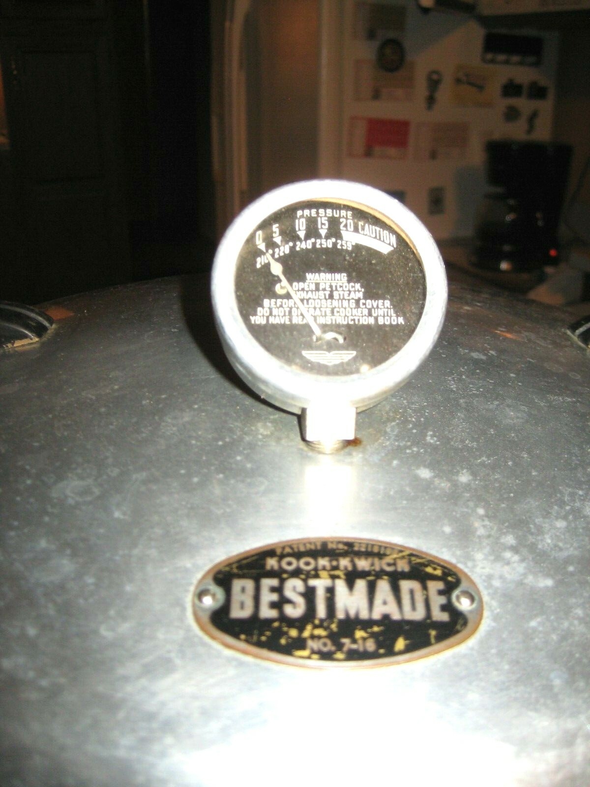 Vintage BestMade Best Made Kook Kwick Pressure Cooker Canner No. 716