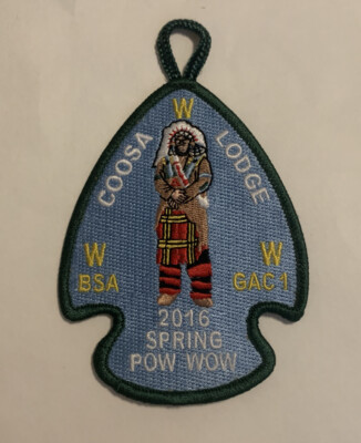 OA Coosa Lodge 2016 Spring Pow Wow Patch Mint