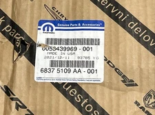 Mopar 09-24 DODGE RAM 1500 2500 3500 Reg Cab 8' Pick Up Box Left Bed Rail Cover