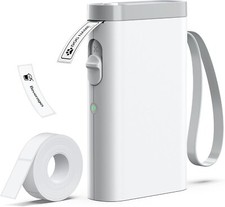 M quina etiquetadora con cinta, impresora de etiquetas Bluetooth P21, blanca