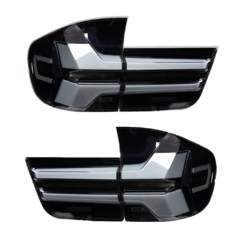 Conjunto de luces traseras LED DRL negro 4 piezas para BMW X5 E70 2007-2013 - Imagen 4 de 20