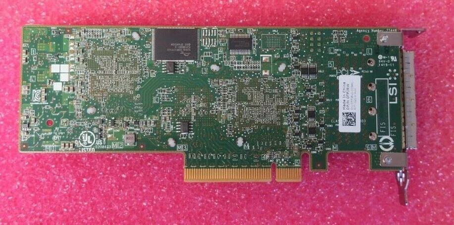 Dell LSI SAS9206-16e SAS SATA Host Bus Adapter HBA Quad 8644 Ports 6G TFJRW - Image 3 of 4