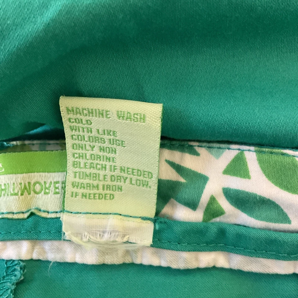 ALLYSON WHITMORE Women's Golf Shorts BRIGHT GREEN Size 8 - Image 4 of 4